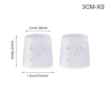 2 шт. силиконовый гель для защиты мизинцев ног, чехлы для пальцев ног, предотвращающие появление мозолей, антифрикционные дышащие средства для ухода за ногами, инструменты для педикюра