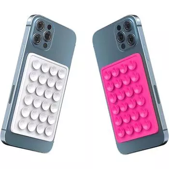 2 шт. Силиконовый нескользящий присосочный держатель для телефона для селфи и видео