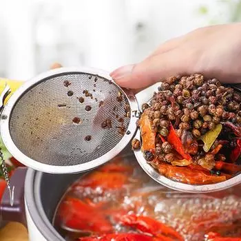 2 шт. ситечка для заваривания чая из нержавеющей стали с шариками для заваривания листьев 2,3 дюйма