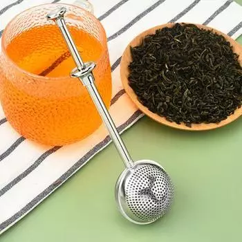 2 шт. ситечко для заваривания чая для листового чая из нержавеющей стали, многоразовый мелкоячеистый шарик, диффузор, сито для выпечки, мука, сахар 2pcs