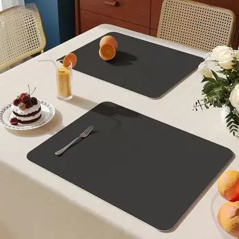 2 шт. скандинавский коврик для стола, роскошный коврик для посуды в отеле, термоизоляционный нескользящий коврик для миски, домашний обеденный коврик для тарелок 30x40cm