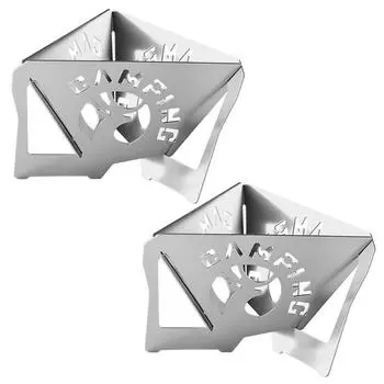 2 шт. складная капельница для кофе портативный держатель для капель из нержавеющей стали для путешествий складной кофе 2 PCS