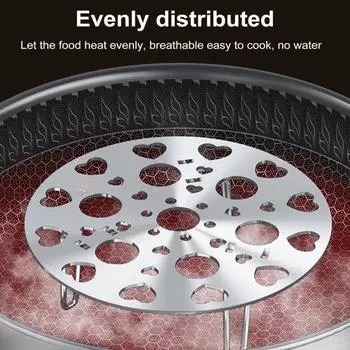 2 шт. Складная паровая стойка из нержавеющей стали с отсоединяемой ножкой