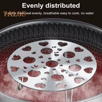 2 шт. Складная подставка для приготовления на пару из нержавеющей стали со съемной ножкой, диаметр 21 см, подставка для приготовления на пару яиц, пароварка, рисоварка 2pcs серебряный