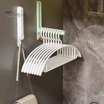 2 шт. складная вешалка-держатель с клейкой поверхностью без перфорации, настенное крепление, вешалка для одежды, органайзер, многофункциональная вешалка, стеллаж для хранения для ванной комнаты белый