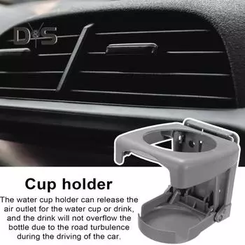 2 шт. складной держатель для напитков, консоль, держатель для бутылок, автомобильный держатель для легковых автомобилей, грузовиков, автофургонов, фургонов, лодок, дорожных автомобильных аксессуаров серый