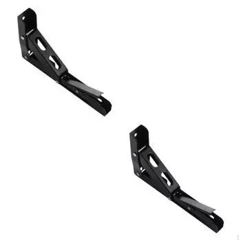 2 шт. складные кронштейны для полок складные треугольные стальные для прачечной 19.5cmx3.2cmx11cm
