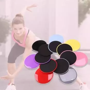 2 шт. скользящие диски слайдер фитнес-диск упражнения скользящая пластина брюшной пресс тренировка мышц кора йога пилатес тренажерный зал скользящий диск доступ