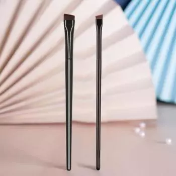 2 шт. скошенная угловая кисть для бровей без осыпания уникальный маленький угловой лайнер косметический инструмент