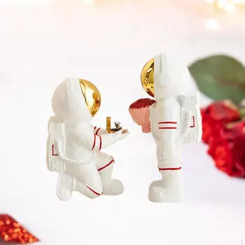 2 шт. скульптура из смолы астронавт предложение статуэтка художественная работа статуэтка настольное украшение для стола