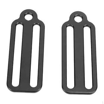 2 шт., слайдеры для грузового пояса, боковые пряжки для крепления, застежка для подводного плавания, для снаряжения для дайвинга чёрный