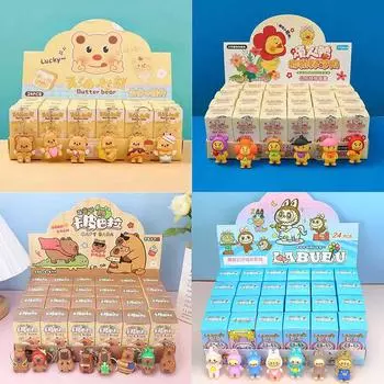 2 шт. случайный стиль мультяшные куклы брелок для малышей 3 лет животные вечеринка куклы милая кукла малыш трехлетний кулон подарок для детей