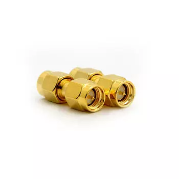 2 шт. SMA Male To SMA Male Plug In Series Rf Coaxial Adapter Connector