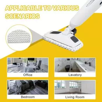 2 шт. сменная накладка для паровой швабры для серии Bissell 5938, водопоглощающая многоразовая моющаяся насадка для пароочистителя, чистящая салфетка из микрофибры, запасные части Sets