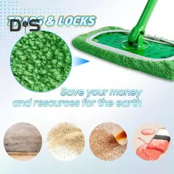 2 шт. сменная ткань для швабры из кораллового флиса, впитывающая, очищающая, эластичная тряпка для мытья пола 2pcs синий