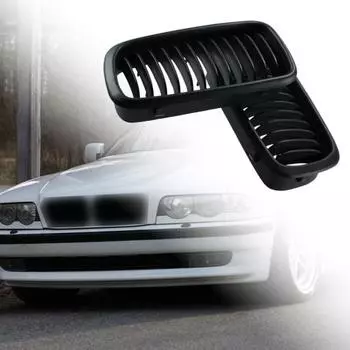 2 шт. сменная защита передней решетки автомобиля ABS 51138125811 51138125812 для BMW 7 серии E38 1999-2001 гг.