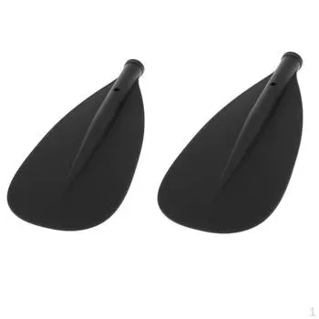 2 шт., сменное лезвие, весло для каноэ, аксессуары для листьев, черный