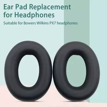 2 шт. сменные амбушюры, мягкие, эластичные, удобные в ношении, простая установка, чехол для наушников Bowers Wilkins PX7 чёрный