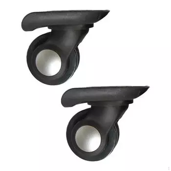2 шт. сменные колеса для багажа, тележка, чемодан, ролики, простая установка, универсальные, прочные