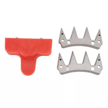 2 шт. сменные лезвия для стрижки овец с 4 зубцами, точная резка, эффективная машинка для стрижки шерсти из нержавеющей стали B