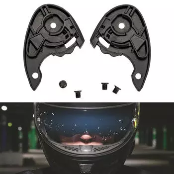 2 шт. сменные основания линз для мотоциклетного шлема, черные, профессиональные, простые в установке аксессуары