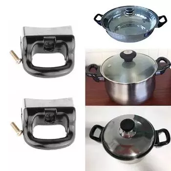 2 шт. сменные ручки для кастрюль с винтами универсальная скороварка ухо короткая боковая ручка ручка для кухонной пароварки соусница
