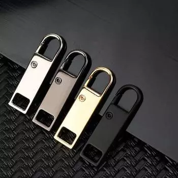 2 шт., сменный съемный бегунок для молнии, головка молнии, багаж, школьный рюкзак, пальто, одежда, обувь, сапоги, металлическая подвеска для молнии серебряный