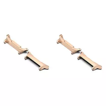 2 шт. Соединитель для ремешка для Samsung Galaxy Watch 7 Ultra 47 мм(Розовое золото 22 мм)