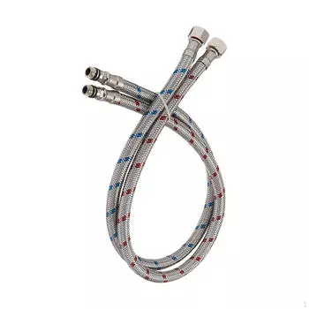 2 шт. соединитель шланга для крана, прочный 60 см для кухонной раковины и ванной комнаты