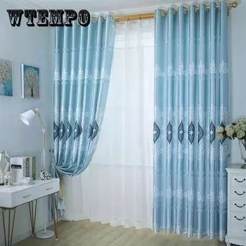 2 шт. современные готовые шторы бордовые кухонные оконные плотные шторы для дверей для спальни гостиной Cortinas 2pc 150*270cm