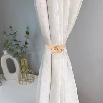 2 шт., современные подхваты для штор, весенний дизайн, украшение для дома, износостойкие держатели для штор из сплава, украшение для дома, аксессуары для дома золотистый