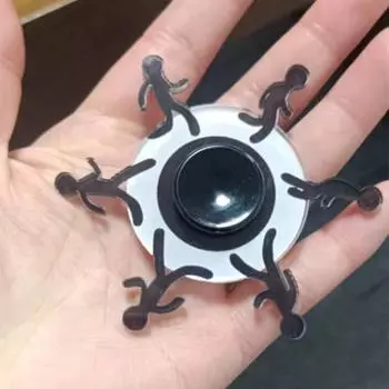 2 шт. Спиннер-фиджет для ручного прядения, игрушка-головоломка для пальцев, детские игрушки Stick Man