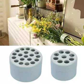 2 шт. спиральный держатель стебля икебаны DIY букет Twister ваза для цветов сетка с несколькими отверстиями подставка для фиксации растений инструмент для цветочной композиции S жёлтый