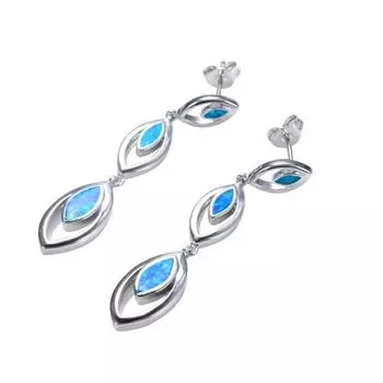 2 шт. сплава женские серьги длинные овальные сменные портативные позолоченные девушки путешествия фотография серьги-подвески ювелирные изделия