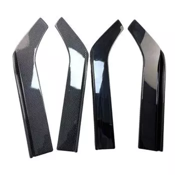 2 шт. спойлеры для заднего бампера для автомобилей, боковая юбка для предотвращения столкновений, диффузор для предотвращения столкновений чёрный