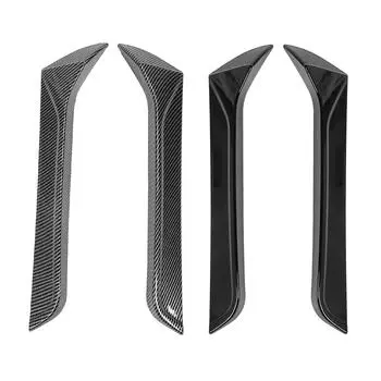 2 шт. спойлеры на заднее стекло левый и правый блок водоотвод декоративный ABS для A11 MK1 R TSI TDI 2017 Glossy Black