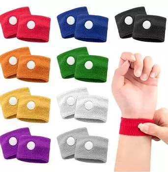 2 шт. спортивные защитные браслеты, поддержка запястья, автомобильная болезнь, морская болезнь, против укачивания, браслеты, браслеты против тошноты