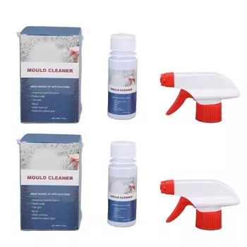 2 шт. спрей для чистки ванной комнаты устраняет затхлые запахи быстрорастворимый высокопрочный очиститель для плитки