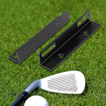 2 шт., стабилизатор для ворот для гольфа, портативный подарочный аксессуар для игры на открытом воздухе чёрный