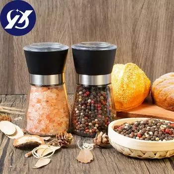 2 шт стеклянные бытовые бутылки для приправы 5,32 дюйма бутылка для приправы для измельчения перца кухонная 1 pc