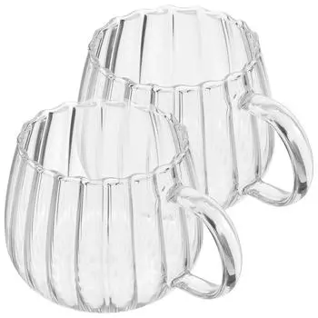 2 шт. стеклянные тыквенные чашки осенняя кружка Хэллоуин кружки кофе шоколадный сироп пить офис 11.50X8.00X7.00CM прозрачный