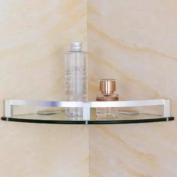 2 шт. стеклянные зажимы квадратный многофункциональный держатель для полок из нержавеющей стали, устойчивый к коррозии и ржавчине 1