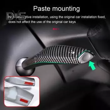 2 шт. стильные чехлы на рулевой стержень из АБС-пластика из углеродного волокна, простая установка, втулки рулевой тяги для модели Tesla 3 Y