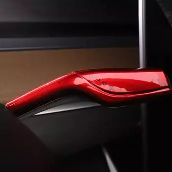 2 шт. стильные чехлы на рычаги рулевого управления из АБС-пластика из углеродного волокна, втулки для рулевого стержня, простая установка B