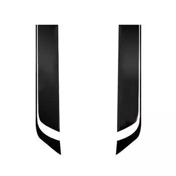 2 шт стильный гоночный автомобиль спортивные полоски наклейки на капот водонепроницаемые наклейки DIY украшения авто наклейки красный