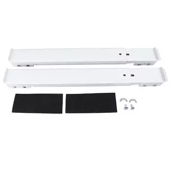 2 шт. Стиральная машина Мобильный Роликовый Выдвижной Железный Белый 16 Колес Низкий Уровень Шума Высокая Нагрузка Подшипник с