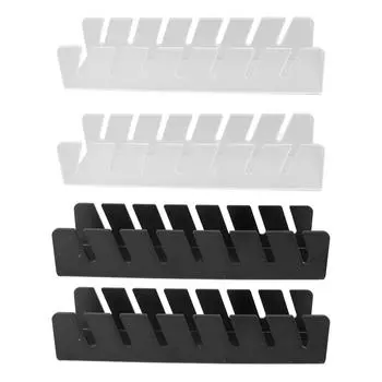 2 шт., стойка для хранения бейсбольных кепок, хорошо организованная акриловая подставка для бейсбольных кепок, подставка для 7 шт. кепок E Transparent