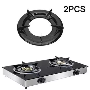 2 шт. стойка для плиты, подставка для газовой горелки, подставка для железного горшка, держатель, стойки, подставка из литой стали 2pcs