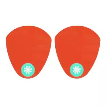 2 шт. стоматологическая светоотверждаемая пластина, затеняющая доска для стоматологического освещения, аксессуар для стоматологических инструментов, красный цвет