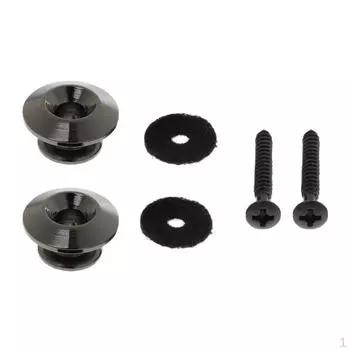 2 шт. Стрэплоков для электроакустической гитары, бас-гитары, укулеле, ремней, замков, кнопок, деталей, аксессуаров